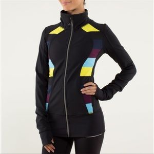 Lululemon Nice Asana Jacket Black Logo